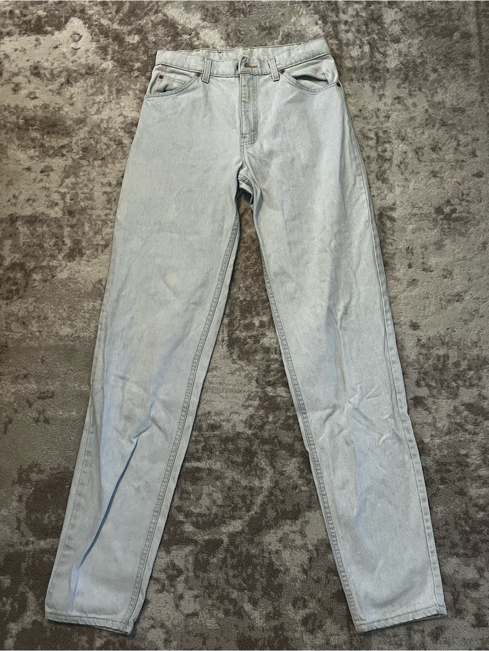 Vintage 90s Levis 550 Orange Tab Jeans Mens 30x36 Made in USA Light Wash